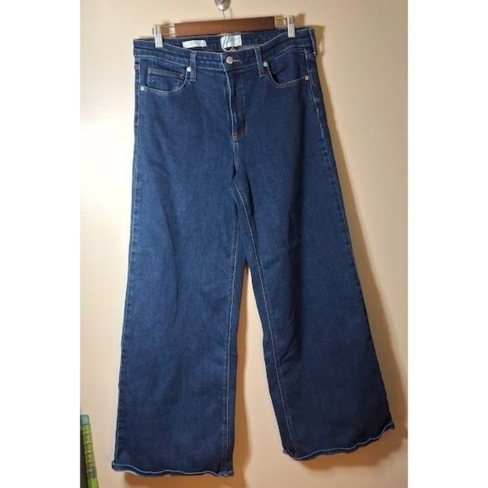 Universal Thread High Rise Everyday Wide Leg Jeans Dark Wash Blue Denim 14R